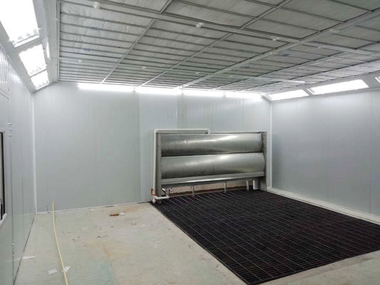 Stainless Steel Water Curtain Spray Booth Continuous Flow Of Water To Capture Sticky Paint Overspray