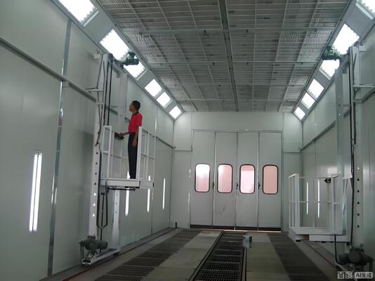 Luxury Spray Booth Auto Car Paint Booth Big Glass Gate  Car Paint Room