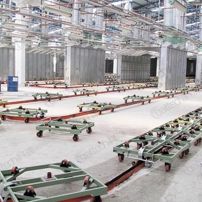 Optimize Coating Processes With Floor Rail Coating Line For Auto Parts