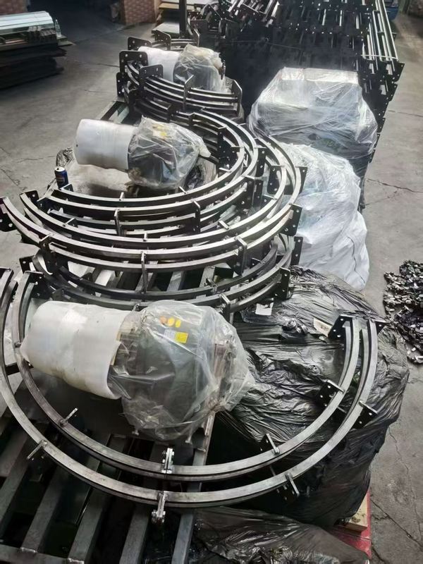 Engineered custom roller coating conveyor chain automated coating system