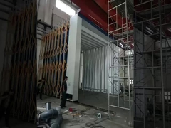 移動式 引き込み可能な望遠鏡用スプレーブース 電気暖房用塗装室