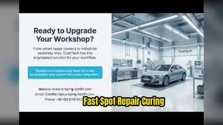 スポットリペア用短波赤外線硬化ランプ